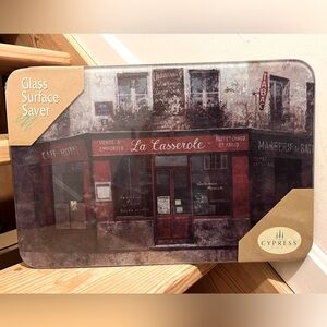 NWT Cypress Home Glass Cutting Board